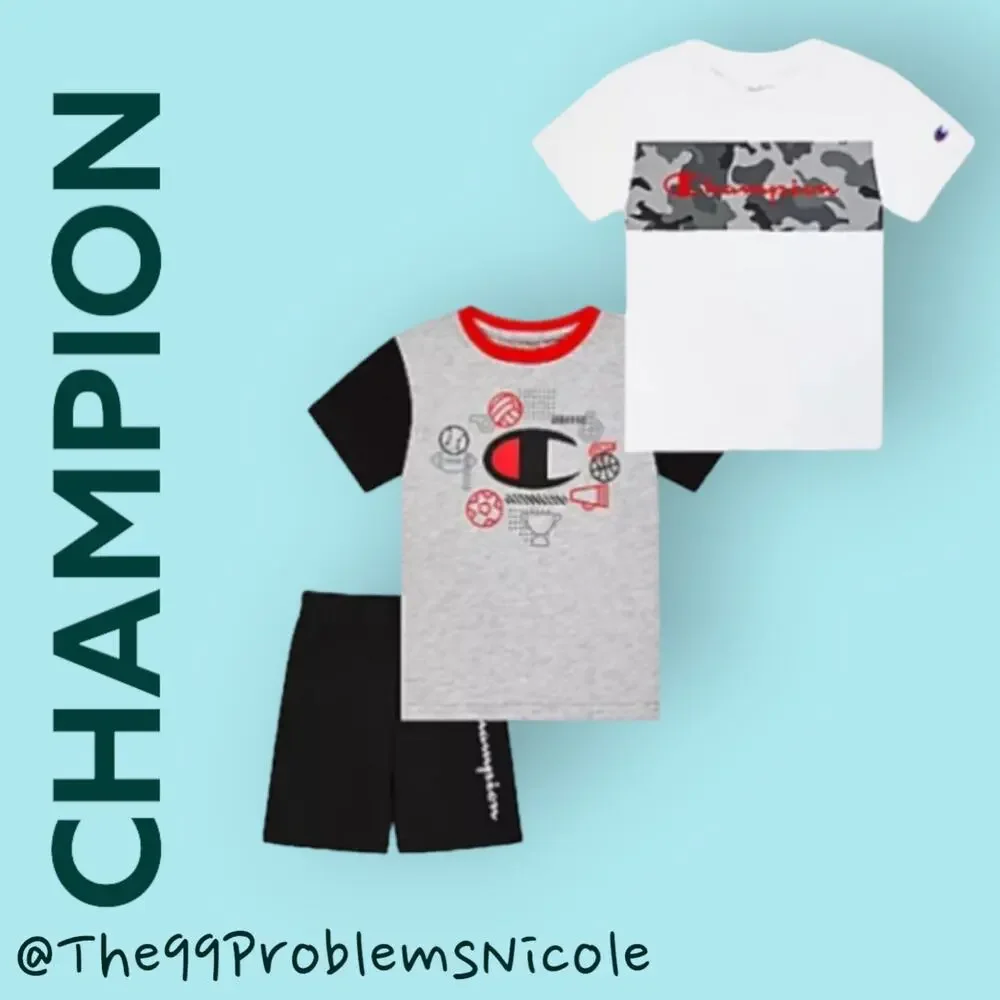 Champion Boys 3 Piece Active Set